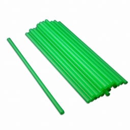 10" Unwrapped Green Straws 500 per box