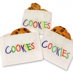 Large Waxed Paper Cookie Bags - 250 box