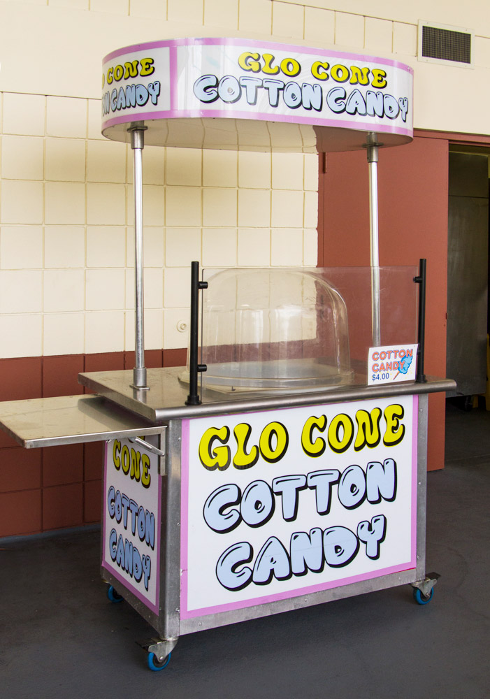 Used Cotton Candy Cart with machine