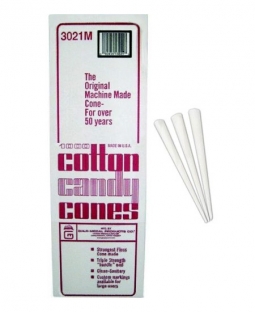 Plain Cotton Candy Cones 1000 per case