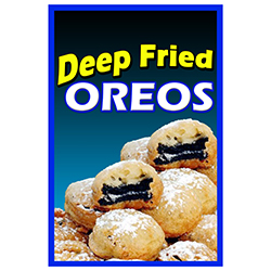 Deep Fried Oreo A-Frame Sign