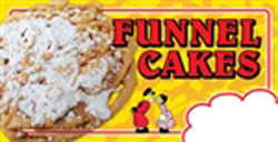 24X12 Funnel Cake Sign