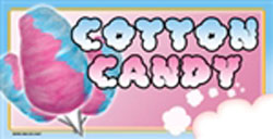 24 x 12 Cotton Candy Sign for A-Frame
