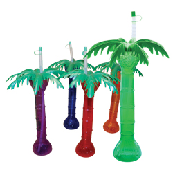 24oz Palm Tree Cup assorted colors 35/case