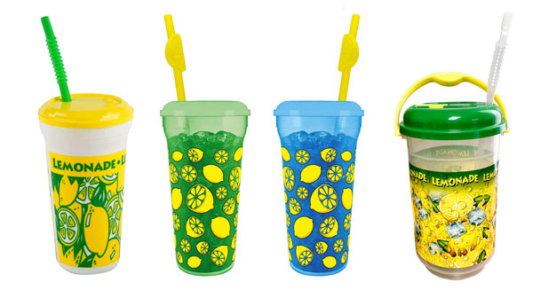 Plastic Souvenir Lemonade Cups