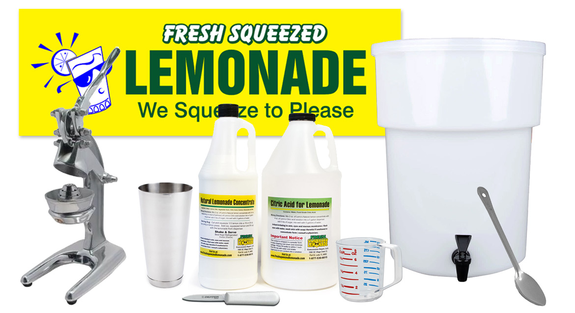 Basic Lemonade Startup Package (Choose Options)