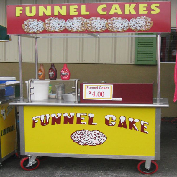 Funnel Cake Cart - Red