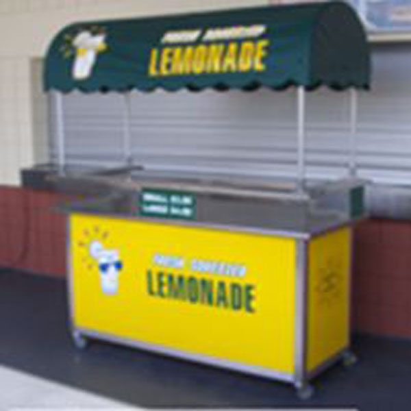 Lemonade Cart Barrel Awning