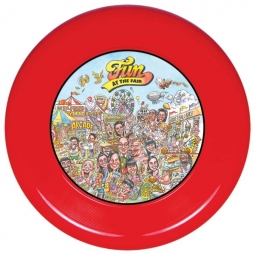 Fun at the Fair Food Flyer Red 9" Plates