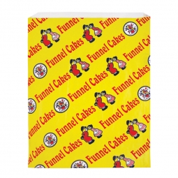 Large Waxed Funnel Cake Bags 1000/case
