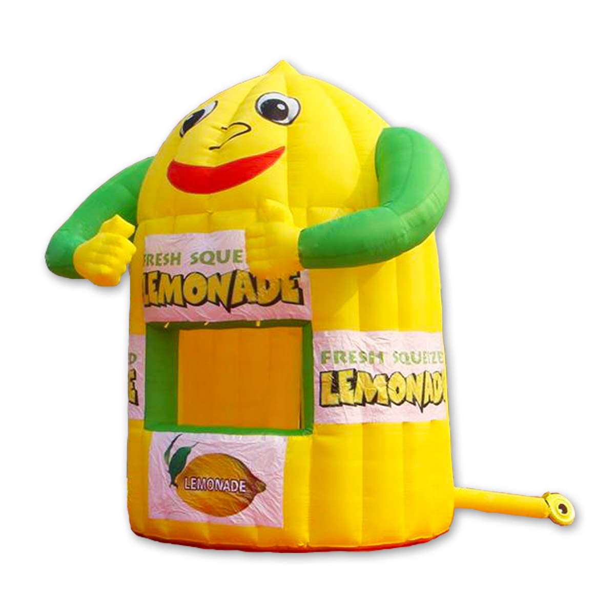 Inflatable Lemonade Booth with Arms - Fire Retardant