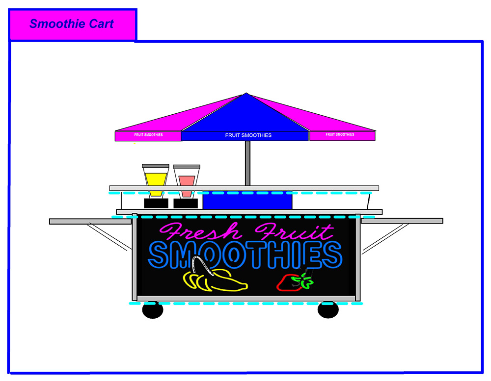 Smoothie Push Carts