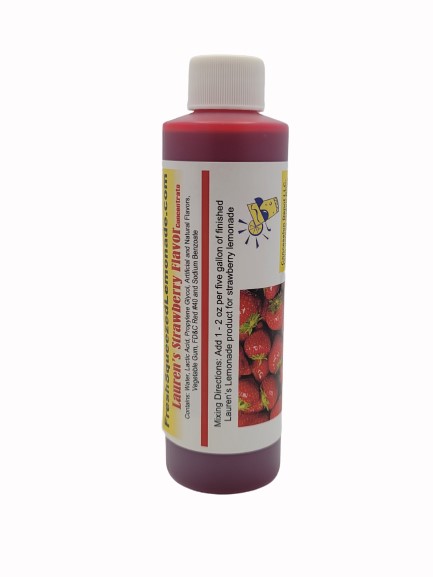 Lauren's Strawberry Flavor Additive  8oz