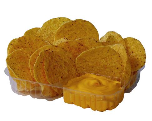 Heavy-Duty Two Compartment Nacho Tray