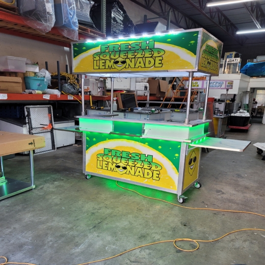 Lemonade Vendor Cart Concession Umbrella 
