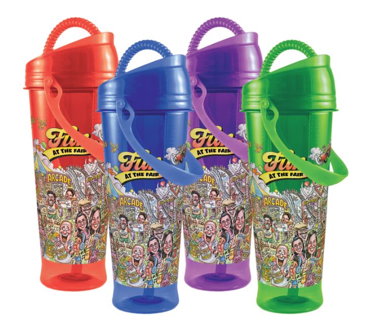 32oz TizzyToo Souvenir Cup 108 per case