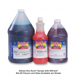 Sno Cone Deluxe Syrup. Comes 4 gallons per case.