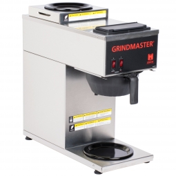 Grindmaster CPO-2P-15A Portable Pourover Coffee Brewer with 1 Top and 1 Bottom Warmer
