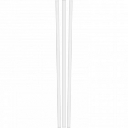 7.75" Unwrapped Giant White Paper Straw