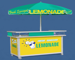 Custom Lemonade Vending Cart 60x30