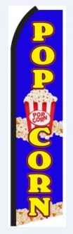 Popcorn Swooper Flag - Blue
