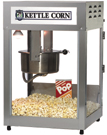 Gold Medal 2552KC Kettle Corn Pop Maxx Popcorn Machine, 12/14 oz Kettle, Stainless Dome, 120v