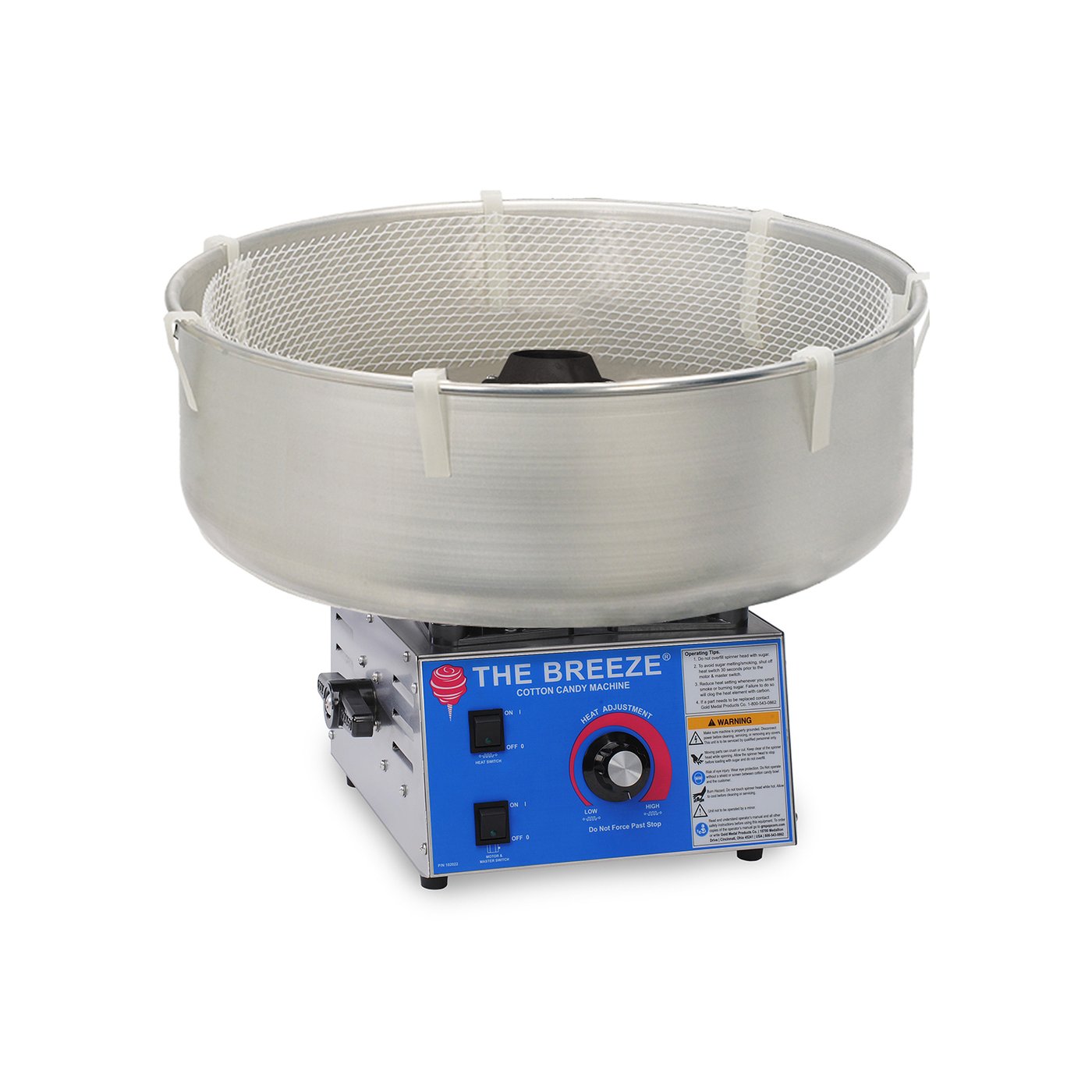 The Breeze Cotton Candy Machine with EZ Clean Head