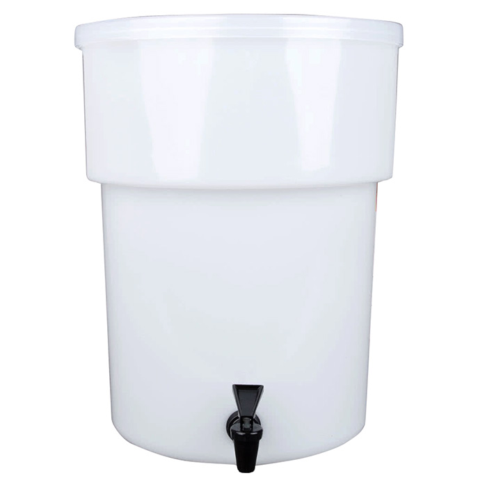 5 Gallon White Beverager Dispenser