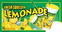24 x 12 Lemon Ice Sign for A-Frame