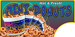 Mini Donut Sign 12 x 24"