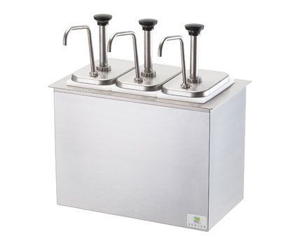 Drop-In Bar Combo, 3 Stainless Steel Pumps