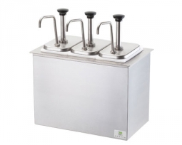 Drop-In Bar Combo, 3 Stainless Steel Pumps