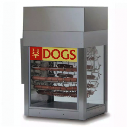 Gold Medal 8102 Dogeroo Hot Dog Cooker w/ 56 Hot Dog & 28 Bun Capacity, 120v