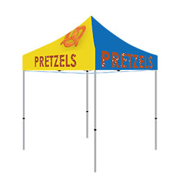 10X10 Custom Soft Pretzel Tent