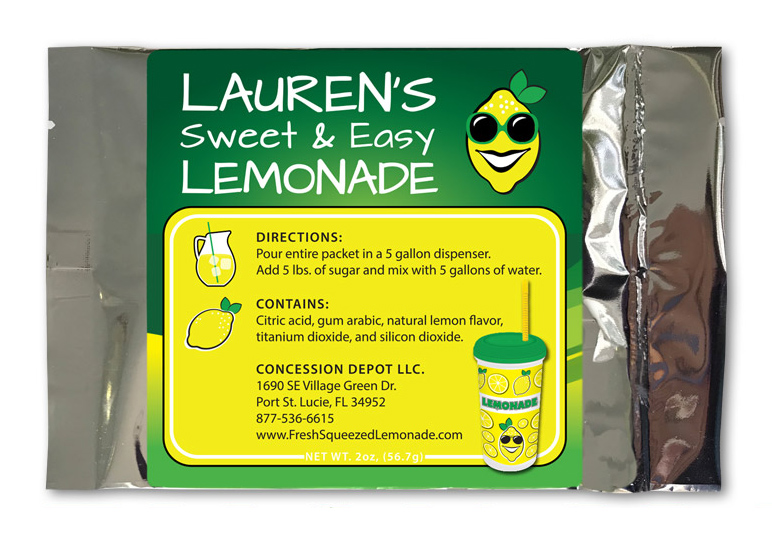 Lauren's Sweet & Easy Lemonade Powder