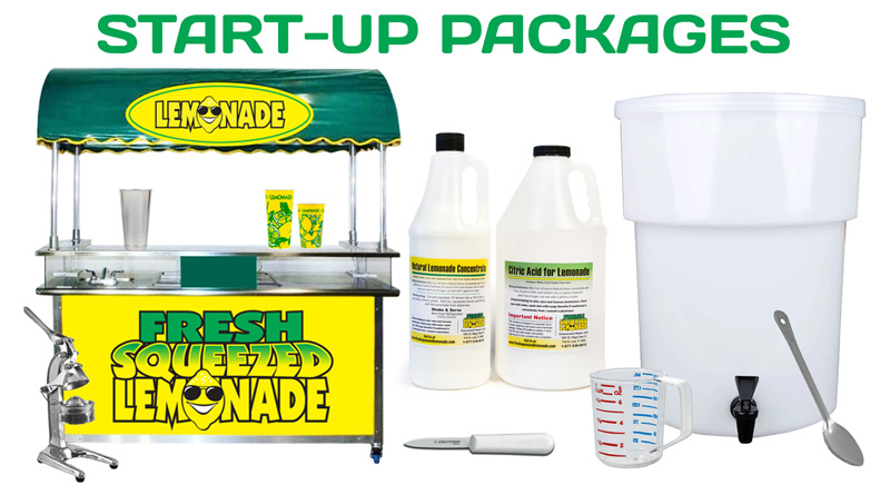 Lemonade Stand Start-up Packages