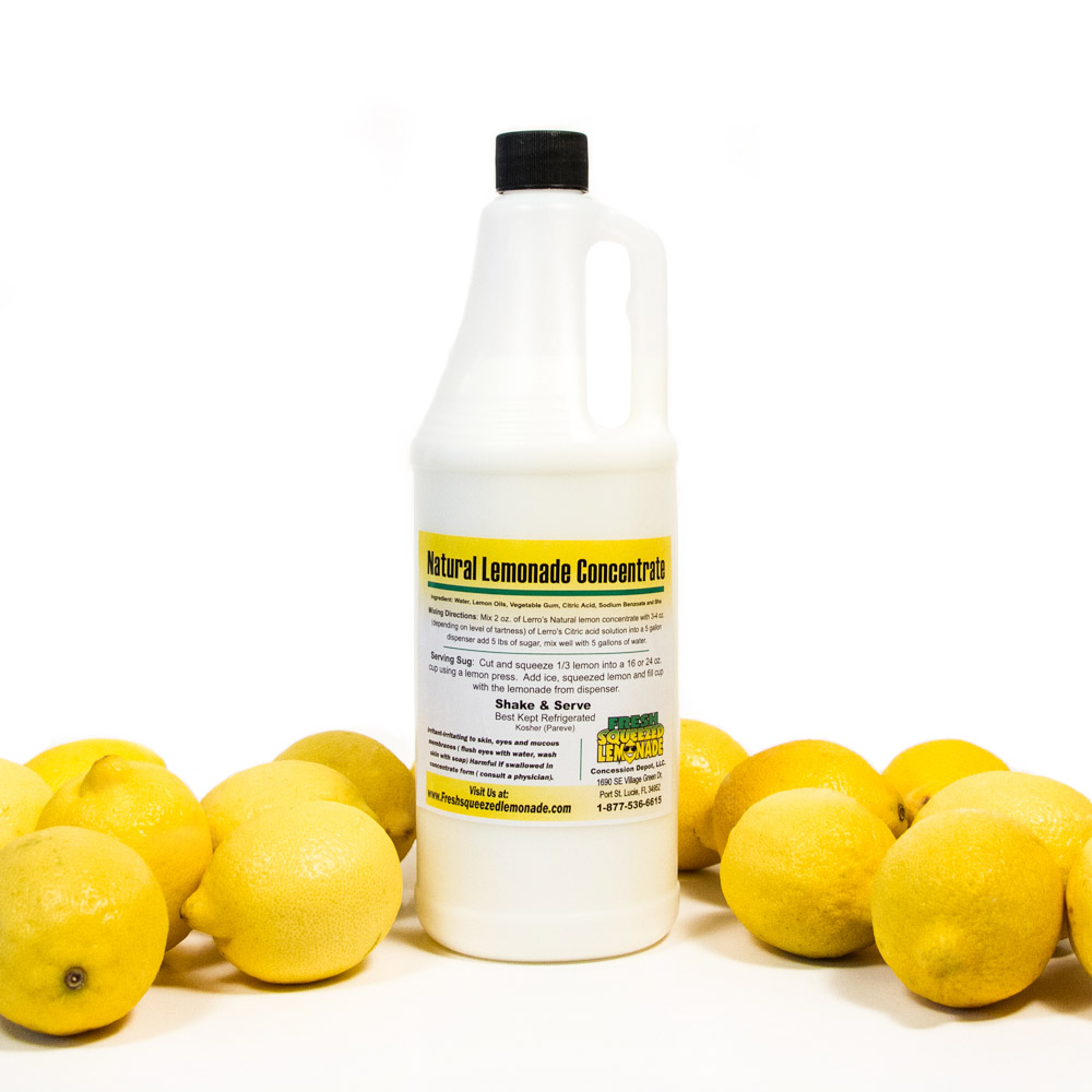 1 Quart Lerro's Natural Lemonade Formula