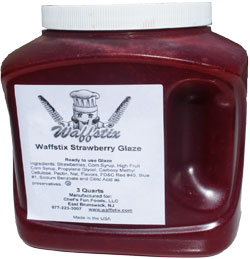 3QT Strawberry Glaze Topping