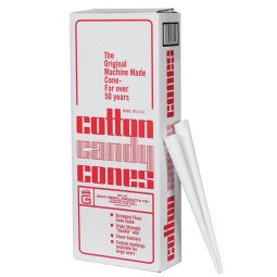 Plain Cotton Candy Cones 4000 per case