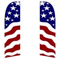 USA New Glory American Flag Swooper Flag