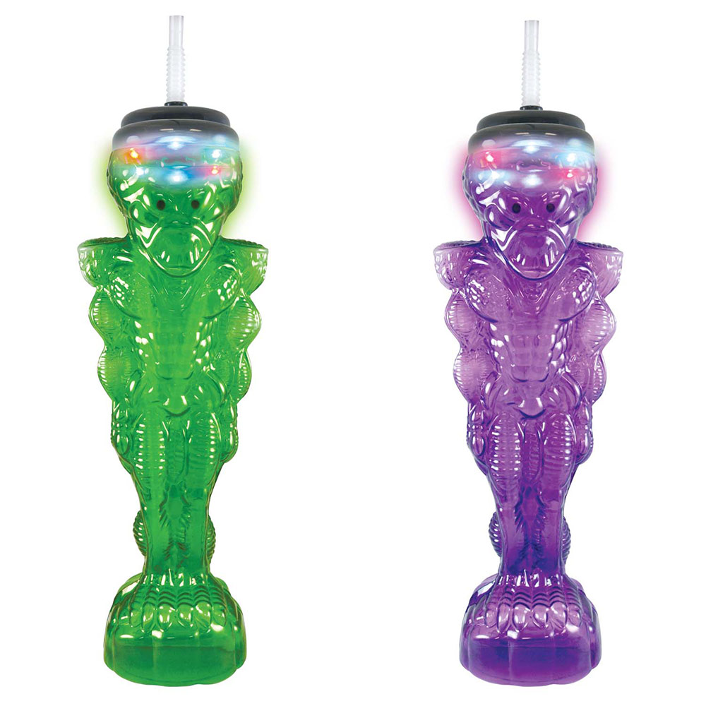 28oz Flashing Martian Bottles 25 Green / 25 Purple - 50 per case