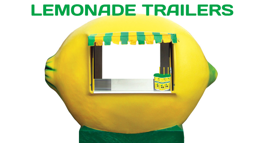 Lemonade Shaped Concession stand trailer
