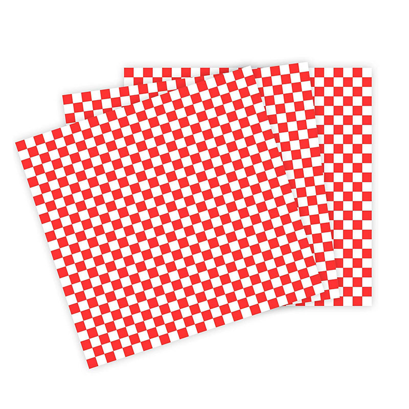 Red Checkered Dry Wax Wraps