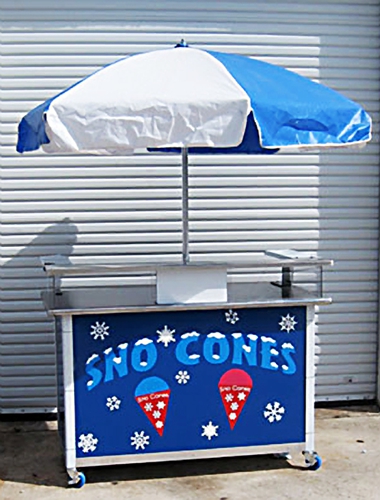 Custom Built Sno Cone Push Carts